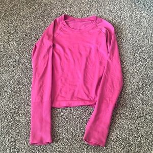 Sonic Pink Long Sleeve Swiftly Tech (Race Length)